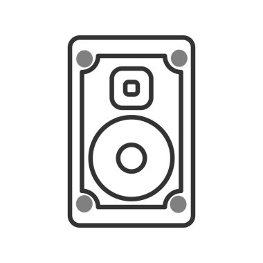 ses aygıtı müzik simgesi vektör illüstrasyon grafik tasarımı 