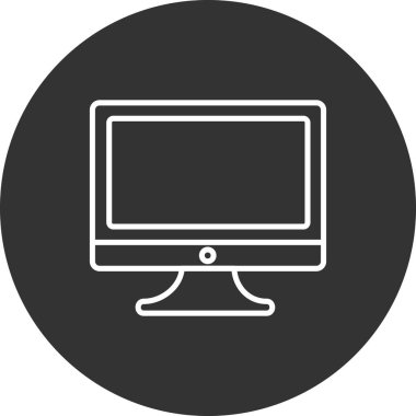 ekranı izle. Basit illüstrasyon