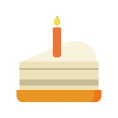 kek dilimi vektör illüstrasyonu