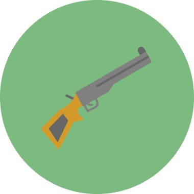 Silah. Web simgesi basit illüstrasyon 