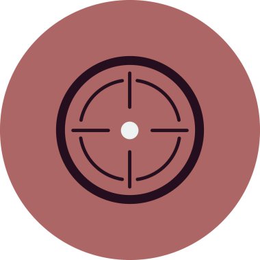 hedef simge vektör illüstrasyonu 