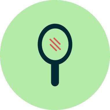 Ayna simgesi, vektör çizimi