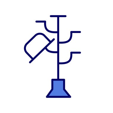 Hatstand simgesi, vektör çizimi