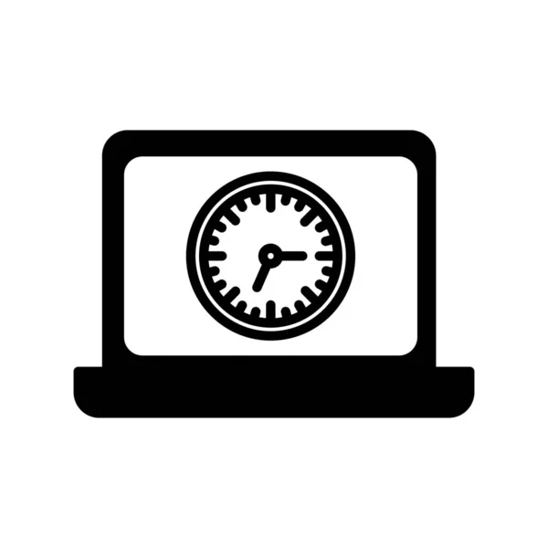 Laptop Ikon Vektor Illusztráció — Stock Vector