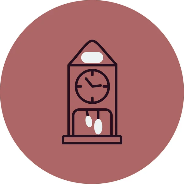 Clock Icon Vector Illustration — Stock Vector