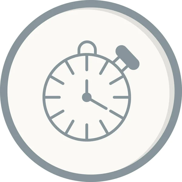 Stopwatch Icono Vector Ilustración — Archivo Imágenes Vectoriales