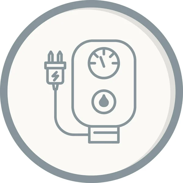 Vectorillustratie Van Het Pictogram Van Elektrische Lader — Stockvector