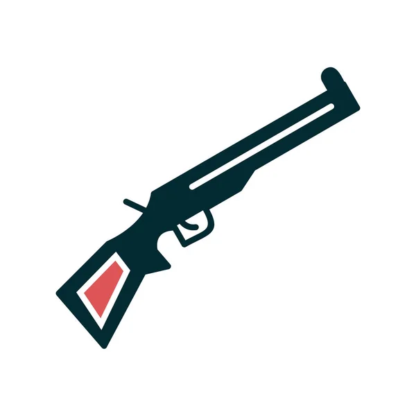 Waffe Web Symbol Einfache Illustration — Stockvektor