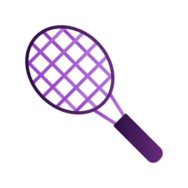 Raquette Tennis Conception Simple — Image vectorielle