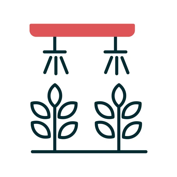 Icono Jardinería Hidropónica Ilustración Vectorial — Archivo Imágenes Vectoriales