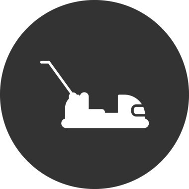 Çarpışan Araba simgesi, vektör illüstrasyonu