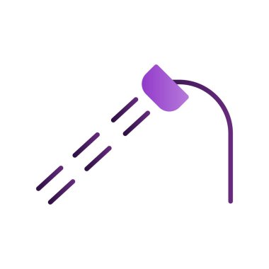 Duş simgesi. Su damlalarının basit bir gösterimi, ağ için vektör simgesi