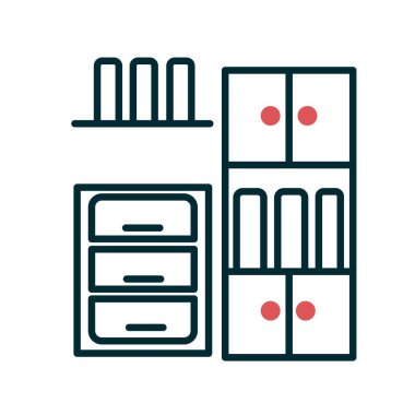 kabinenin vektör illüstrasyonu 