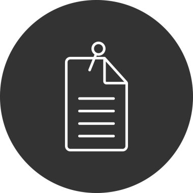 Kağıt, belge simgesi modada  