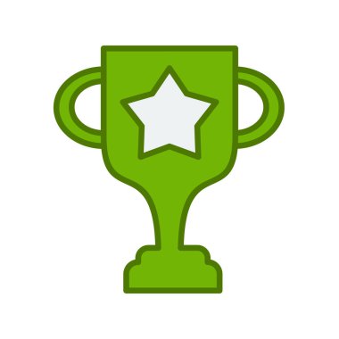 kupa simgesi vektör illüstrasyonu