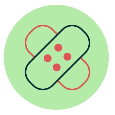 Sargı Simgesi, vektör illüstrasyonu