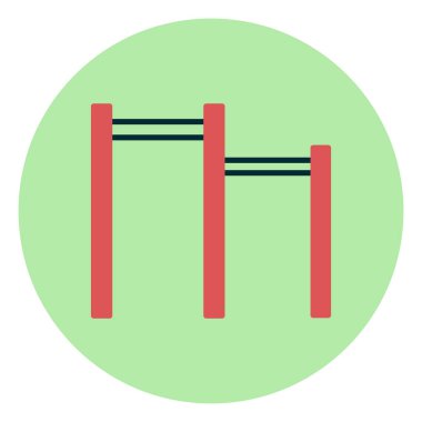 Chin Up simgesinin vektör görüntüsü  