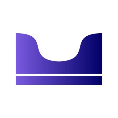 Kaykay oyun alanı simgesi, vektör illüstrasyonu 