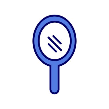 Ayna simgesi, vektör çizimi