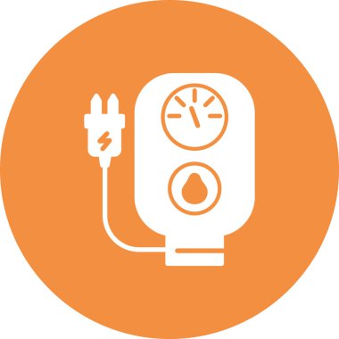 Hidrofonik simgesinin vektör illüstrasyonu.