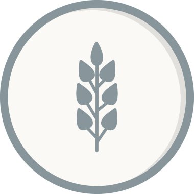 buğday simgesinin vektör illüstrasyonu