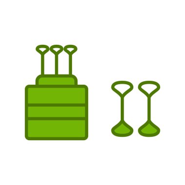 Cotton Swab vektör simgesi