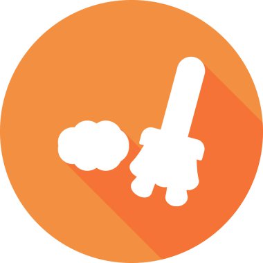 Toz almanın vektör illüstrasyonu 