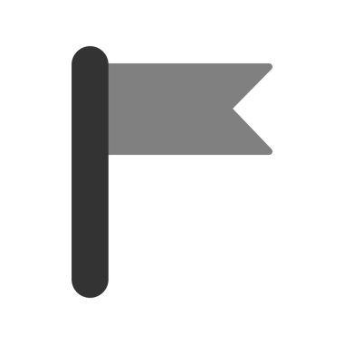 bayrak ikonu vektör illüstrasyonu 