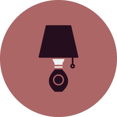 tablo lambası vektör illüstrasyonu