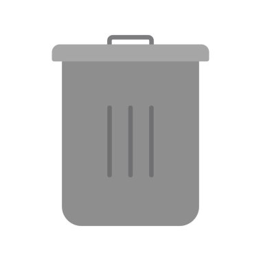 Çöp kutusu simgesi. özet çizimi  