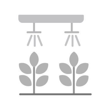 Hidrofonik bahçe ikonu vektör illüstrasyonu