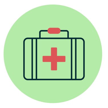 evrak çantası ikonu vektör illüstrasyonu