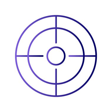 hedef simge vektör illüstrasyonu 