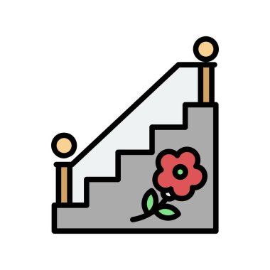 merdiven simgesi, konsept resimleme 