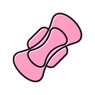 Hijyenik pedin vektör çizimi