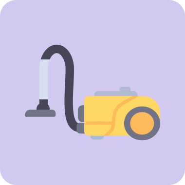 Elektrik süpürgesi ikonu. özet çizimi  