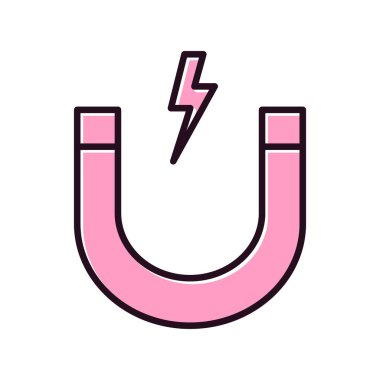 mıknatıs simgesi vektör çizimi