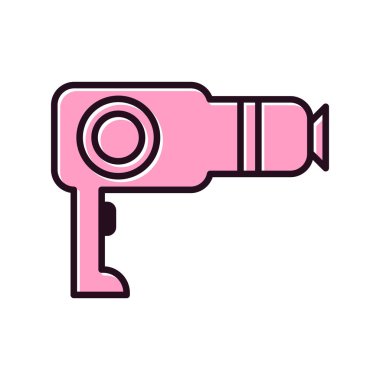 Kurutma makinesi simge vektör çizim