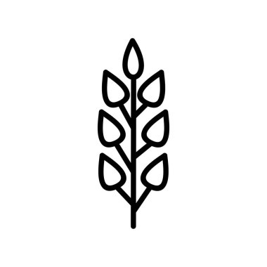 buğday simgesinin vektör illüstrasyonu