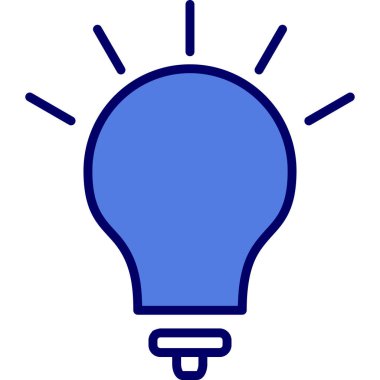 Fikir simgesi vektör illüstrasyonu