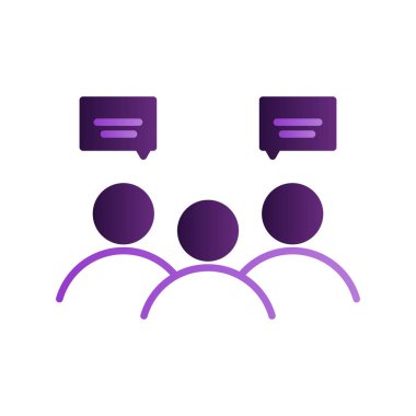 takım, grup simgesi vektör illüstrasyonu