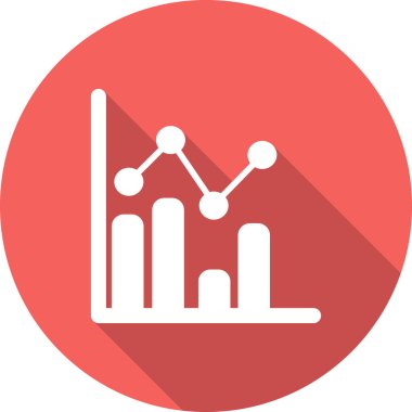 İş grafiği İstatistikler, basit web simgesi