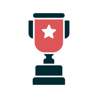 kupa simgesi vektör illüstrasyonu