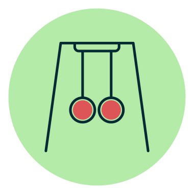 vektör jimnastik halkaları resimleme