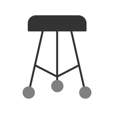 Dışkı simgesinin vektör illüstrasyonu