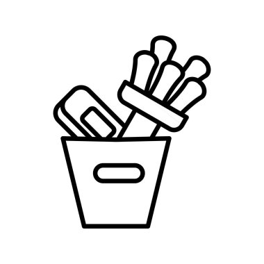 Temizlik vektör çizim 