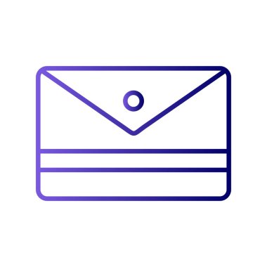 zarf simgesi vektör illüstrasyonu