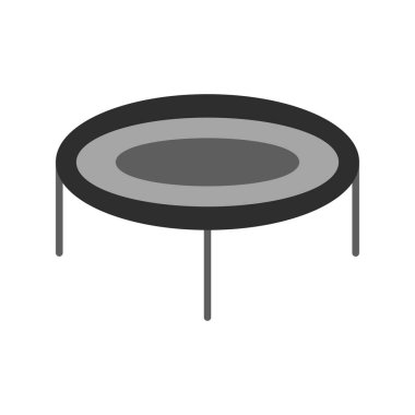 Trambolin. Web simgesi basit tasarım