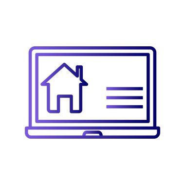 İnşaat Web Sitesi simgesi, vektör illüstrasyonu