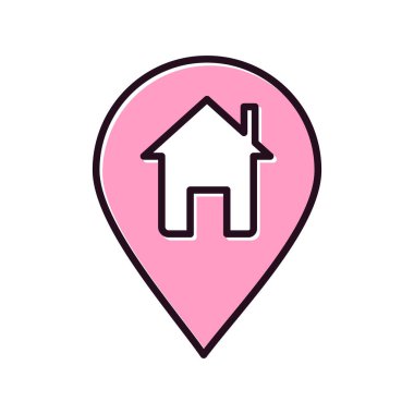 ev yeri kutsal kişilerin resmi, vektör çizim